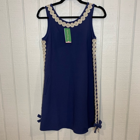 Lilly Pulitzer Stella Shift dress in true navy, size 00. New with tags. - Picture 1 of 6